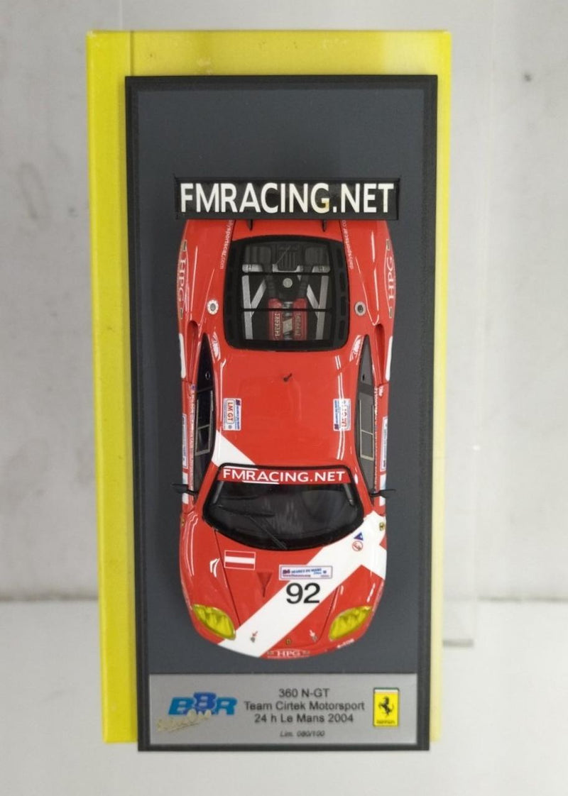 Laden Sie das Bild in Galerie -Viewer, BBR MODELS 1/43 Ferrari 360 Modena N/GT Scale Model Car