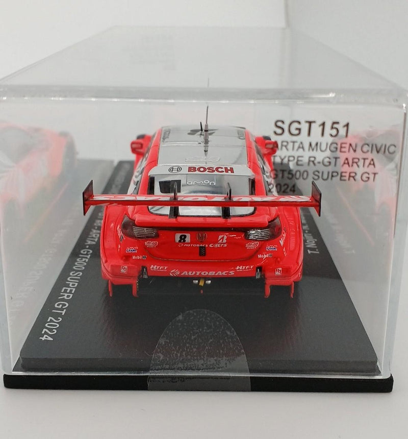 Laden Sie das Bild in Galerie -Viewer, Spark Model 1/43 ARTA MUGEN 2024 Diecast Scale Model Car