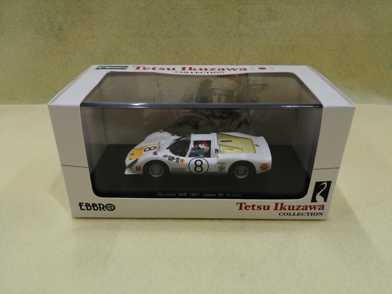 Load image into Gallery viewer, EBBRO Porsche 906 1967 Japan GP "Tetsu Ikuzawa Collection" 1/43– Used