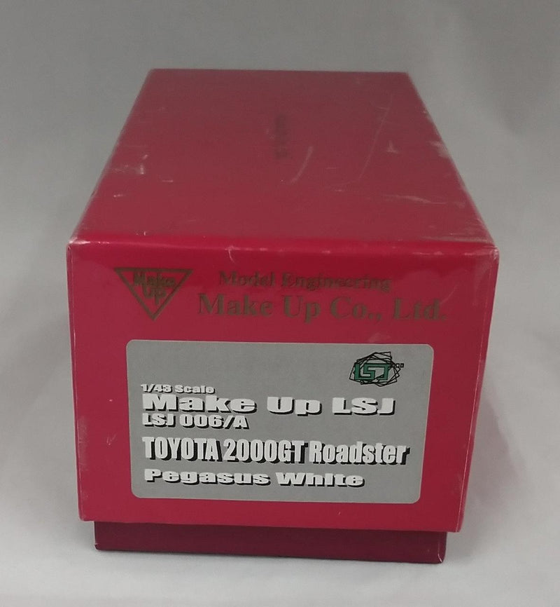 Cargue la imagen en el visor de la galería, MAKE UP 1/43 PEGASUS WHITE TOYOTA 2000GT ROADSTER– Used