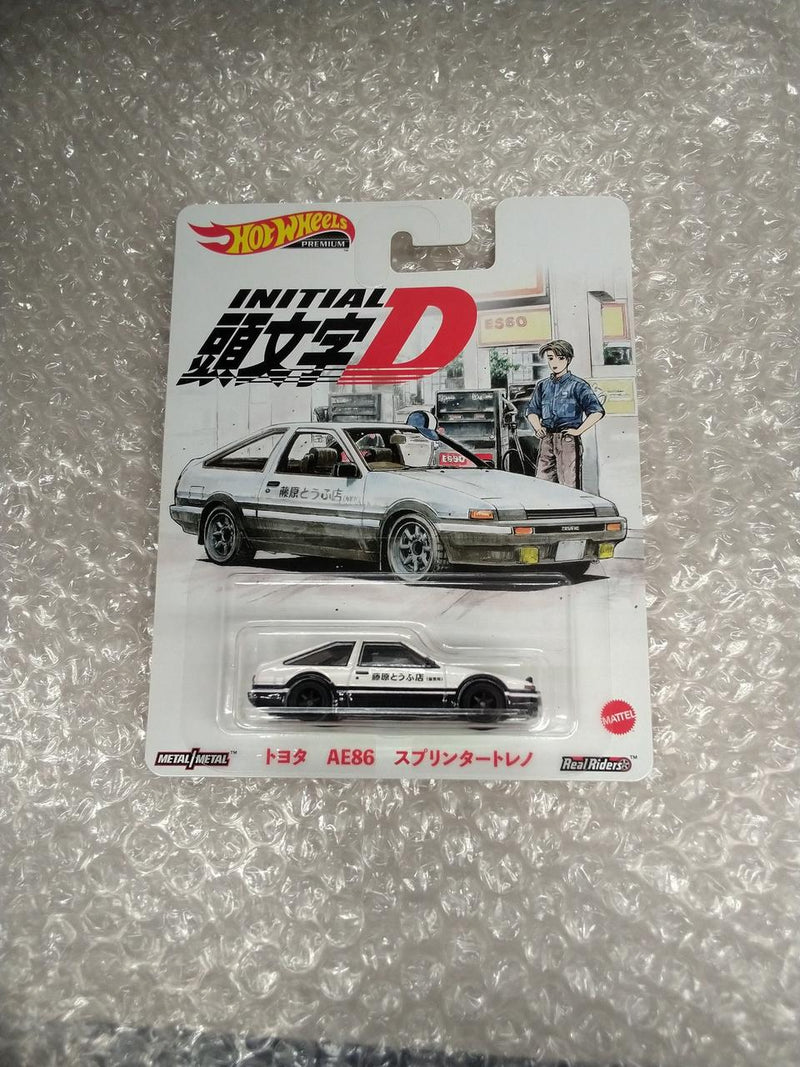 Cargue la imagen en el visor de la galería, Hot Wheels Initial D Toyota AE86 Sprinter Trueno Scale Car– Used