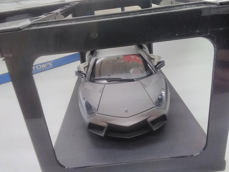 Load image into Gallery viewer, AUTOart Lamborghini Reventon Gray 1/18 Scale Car– Used