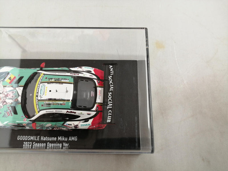 Laden Sie das Bild in Galerie -Viewer, SPARK Hatsune Miku AMG 2023 Opening Round Ver. 1/43 Scale Car– Used