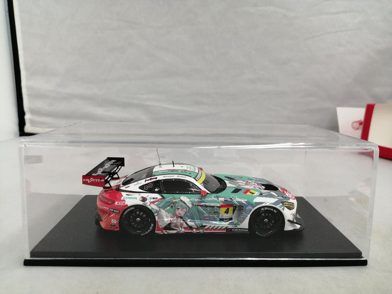 Laden Sie das Bild in Galerie -Viewer, SPARK Hatsune Miku AMG 2023 Opening Round Ver. 1/43 Scale Car– Used
