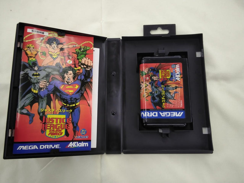 Laden Sie das Bild in Galerie -Viewer, ACCLAIM JAPAN JUSTICE LEAGUE Mega Drive soft Japanese Version -Used