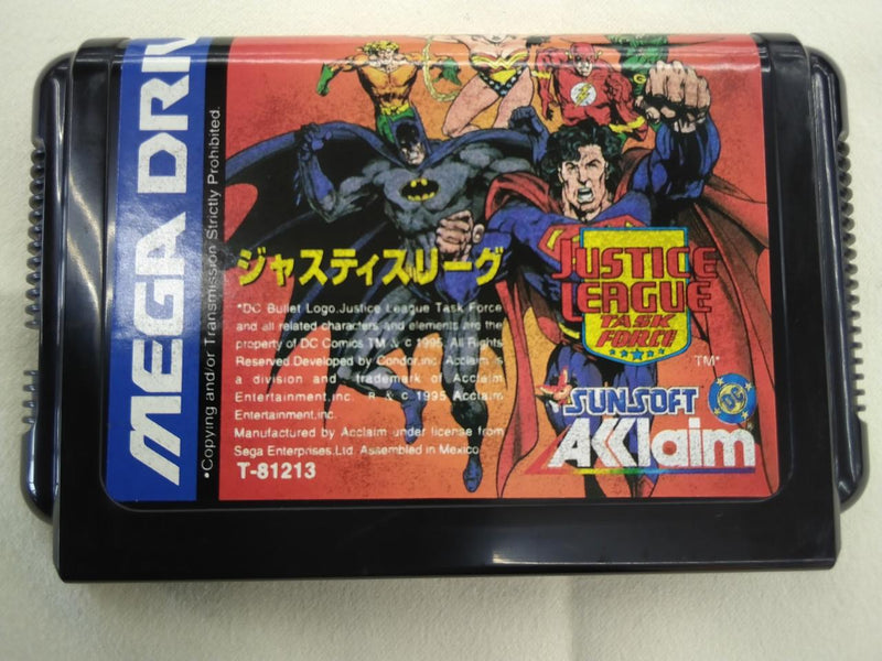 Laden Sie das Bild in Galerie -Viewer, ACCLAIM JAPAN JUSTICE LEAGUE Mega Drive soft Japanese Version -Used