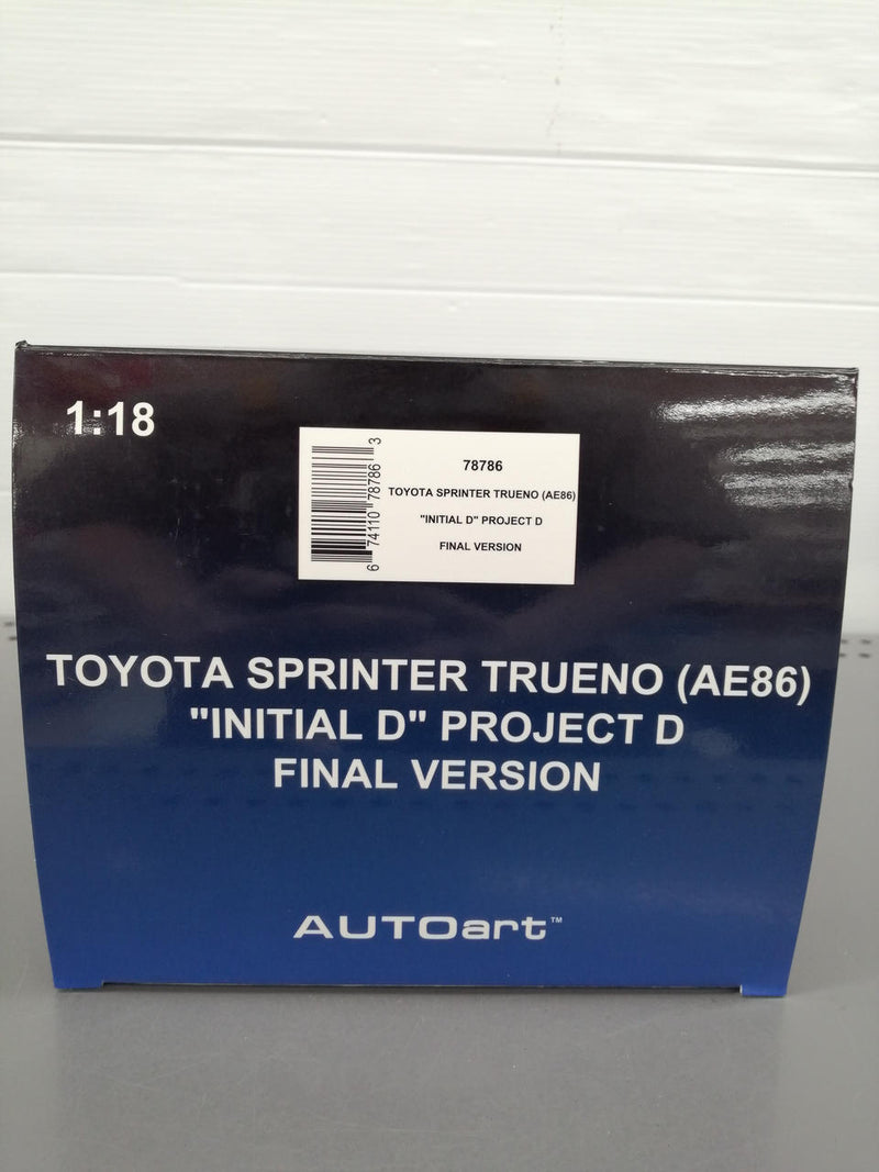 Load image into Gallery viewer, AUTOart Initial D Toyota AE86 Final Version 1/18 Scale Model Car– Used