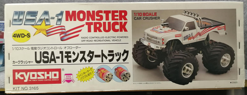 Laden Sie das Bild in Galerie -Viewer, KYOSHO USA-1 Monster Truck 1/10 RC Car - Used