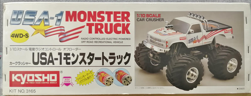 Laden Sie das Bild in Galerie -Viewer, KYOSHO USA-1 Monster Truck 1/10 RC Car - Used