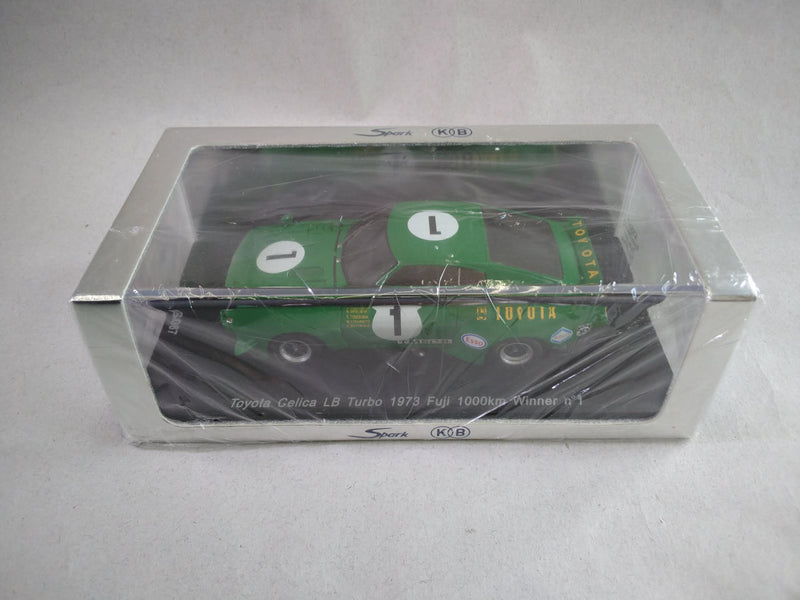 Laden Sie das Bild in Galerie -Viewer, SPARK Fuji 1000km Winner No.1 TOYOTA Celica LB Turbo 1973 1/43 Scale Car– Used