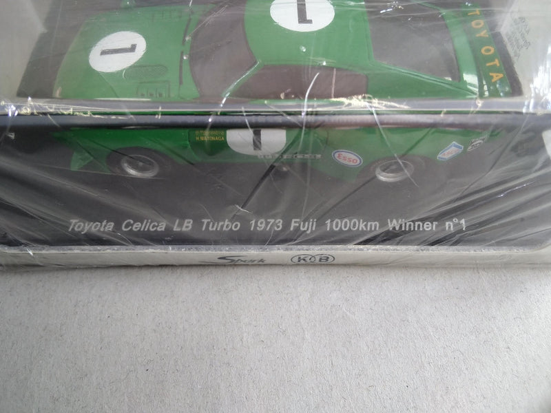 Laden Sie das Bild in Galerie -Viewer, SPARK Fuji 1000km Winner No.1 TOYOTA Celica LB Turbo 1973 1/43 Scale Car– Used