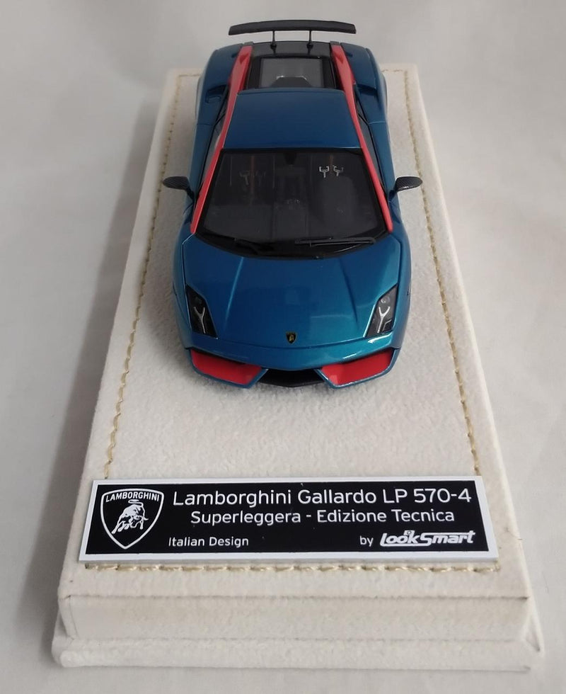 Cargue la imagen en el visor de la galería, LOOKSMART LAMBORGHINI GALLARDO LP 570-4 SUPERLEGGERA EDIZIONE TECNICA 1/43– Used