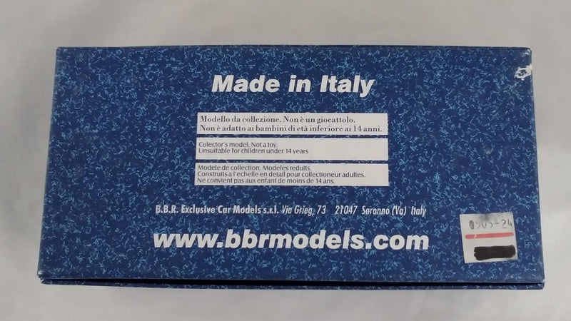 Cargue la imagen en el visor de la galería, BBR 1/43 Maserati MC12 TEST FIORANO Scale Car– Used