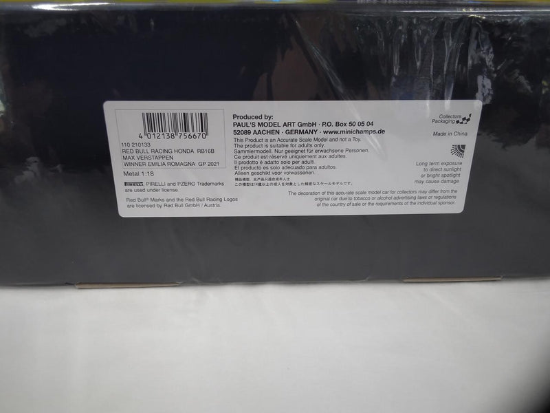 Carica immagine in Galleria Viewer, MINICHAMPS 1/18 Red Bull Racing Honda RB16B Diecast F1 Model