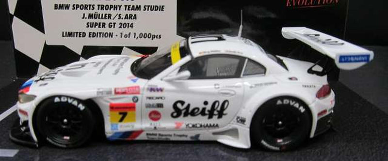 Chargez l'image dans la visionneuse de la galerie, MINICHAMPS BMW Z4 GT3 BMW SPORTS TROPHY 1/43 Scale Model Car– Used
