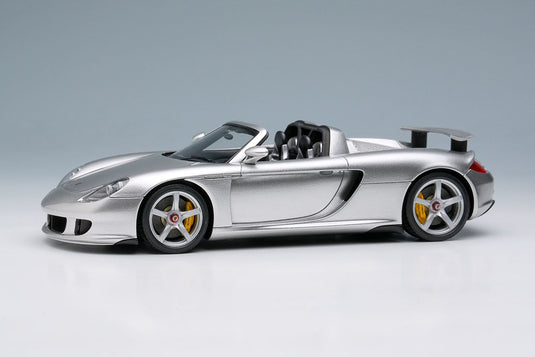 EIDOLON EM567A Porsche Carrera GT 2004 (Rear Wing Up) GT Silver Make Up 1/43 EM567A