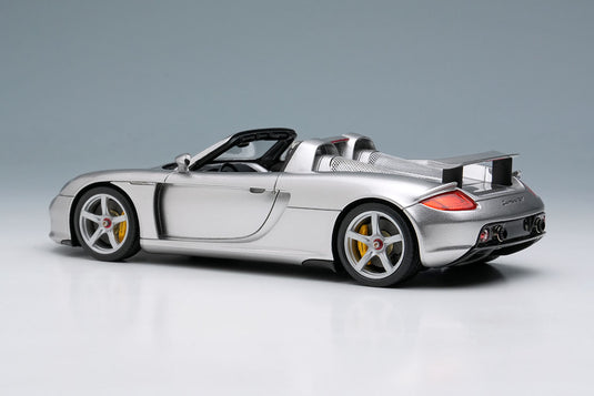 EIDOLON EM567A Porsche Carrera GT 2004 (Rear Wing Up) GT Silver Make Up 1/43 EM567A