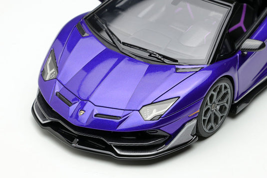 EIDOLON EM669C Lamborghini Aventador SVJ Roadster Ado Personam 2tone Paint Viola Hestia / Grigio Lynx Limited 150pcs Make Up 1/43 EM669C