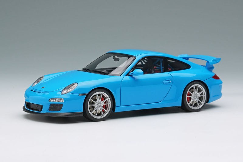 Cargue la imagen en el visor de la galería, EIDOLON EM721A Porsche 911 (997.2) GT3 Clubsport 2010 Riviera Blue Limited 100pcs Make Up 1/43 EM721A