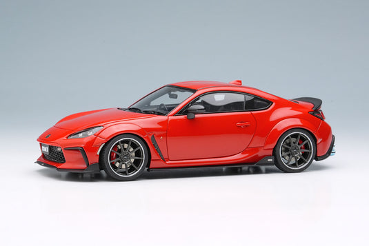 EIDOLON EM725F TOM'S GR86 Wide Body 2022 Spark Red Limited 50pcs Make Up 1/43 EM725F