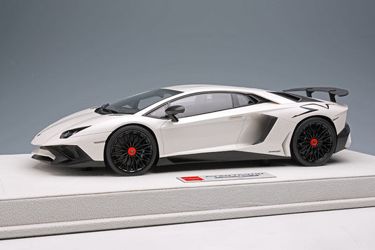 EIDOLON EML005B 1/18 Lamborghini Aventador LP750-4 SV 2015 Pearl White (Large SV Logo) Make Up 1/18 EML005B