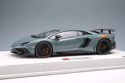 EIDOLON EML005E 1/18 Lamborghini Aventador LP750-4 SV 2015 Grigio Telesto (Large SV Logo) Limited 50pcs Make Up 1/18 EML005E