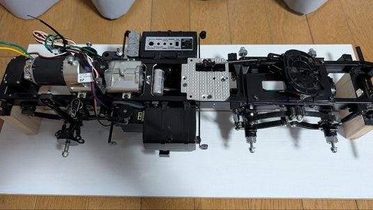 Used Tamiya 1/14 Scania R620 6x4 Chassis with Many Option Parts and Servos
