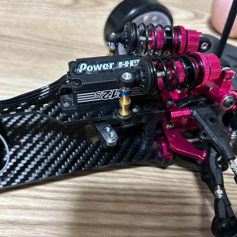 Chargez l'image dans la visionneuse de la galerie, Used Yokomo Drift Package Chassis with Justock 10.5T Motor & Power HD R12 Servo