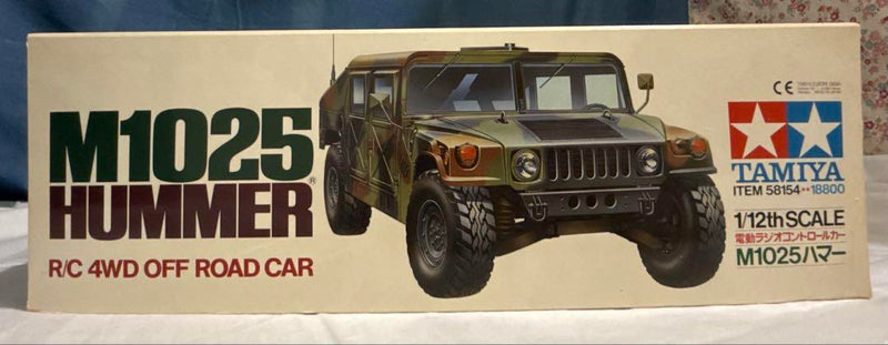 Load image into Gallery viewer, Used Tamiya 1/12 M1025 Hummer 4WD Off-Road Car TA01 Chassis Unassembled Kit
