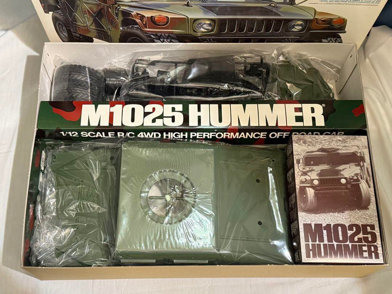 Load image into Gallery viewer, Used Tamiya 1/12 M1025 Hummer 4WD Off-Road Car TA01 Chassis Unassembled Kit