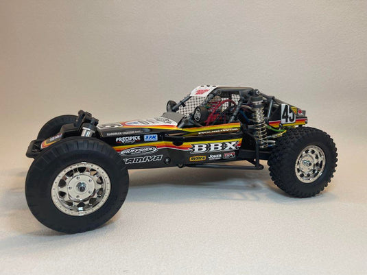 Used Tamiya 1/10 BBX 2WD Assembled with Sanwa MX-V Transmitter Unused No Battery
