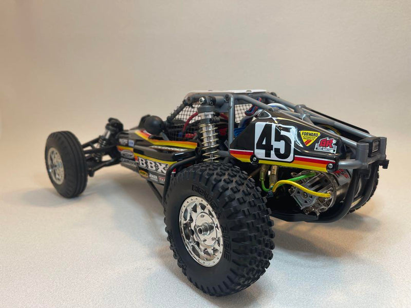 Load image into Gallery viewer, Used Tamiya 1/10 BBX 2WD Assembled with Sanwa MX-V Transmitter Unused No Battery