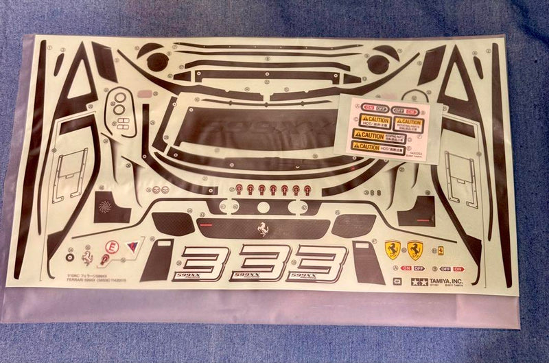 Load image into Gallery viewer, Used Tamiya Ferrari 599XX TT-01 Type E Chassis Unassembled RC Car Kit