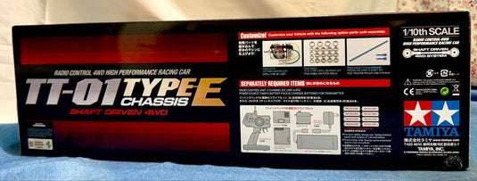 Used Tamiya Ferrari 599XX TT-01 Type E Chassis Unassembled RC Car Kit