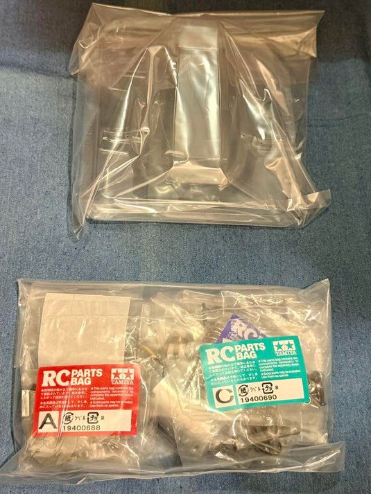 Used Tamiya Ferrari 599XX TT-01 Type E Chassis Unassembled RC Car Kit