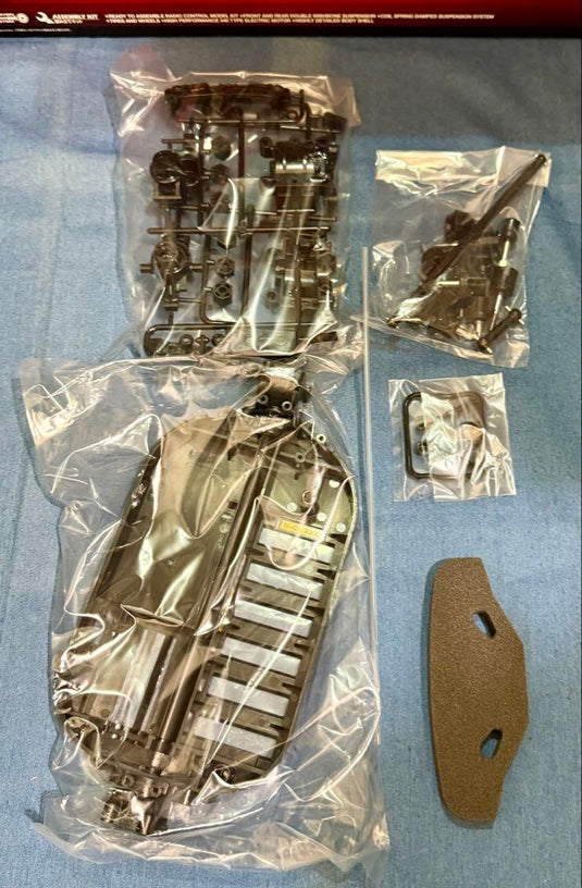Used Tamiya Ferrari 599XX TT-01 Type E Chassis Unassembled RC Car Kit