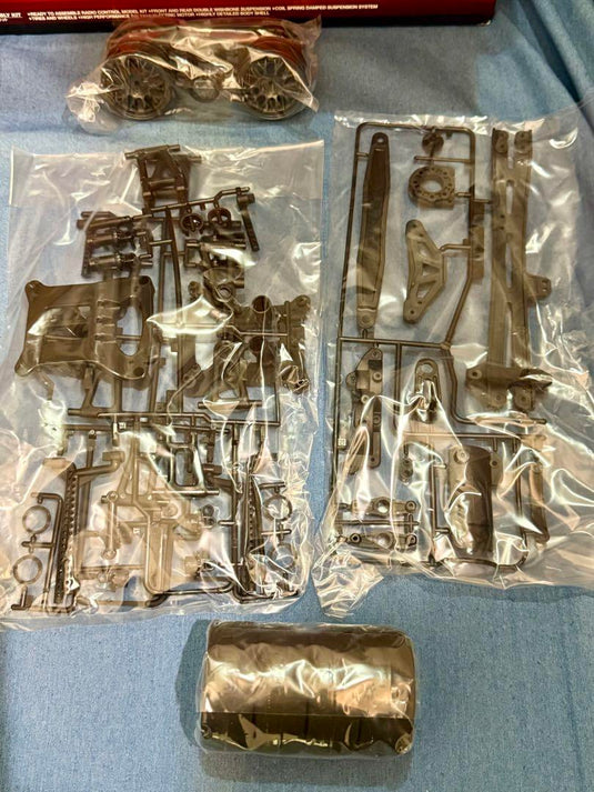 Used Tamiya Ferrari 599XX TT-01 Type E Chassis Unassembled RC Car Kit