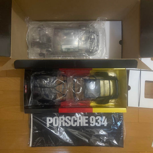 Used Tamiya 1/12 Black Porsche 934 GT-01 Chassis Limited Unassembled Kit
