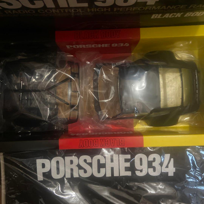 Load image into Gallery viewer, Used Tamiya 1/12 Black Porsche 934 GT-01 Chassis Limited Unassembled Kit
