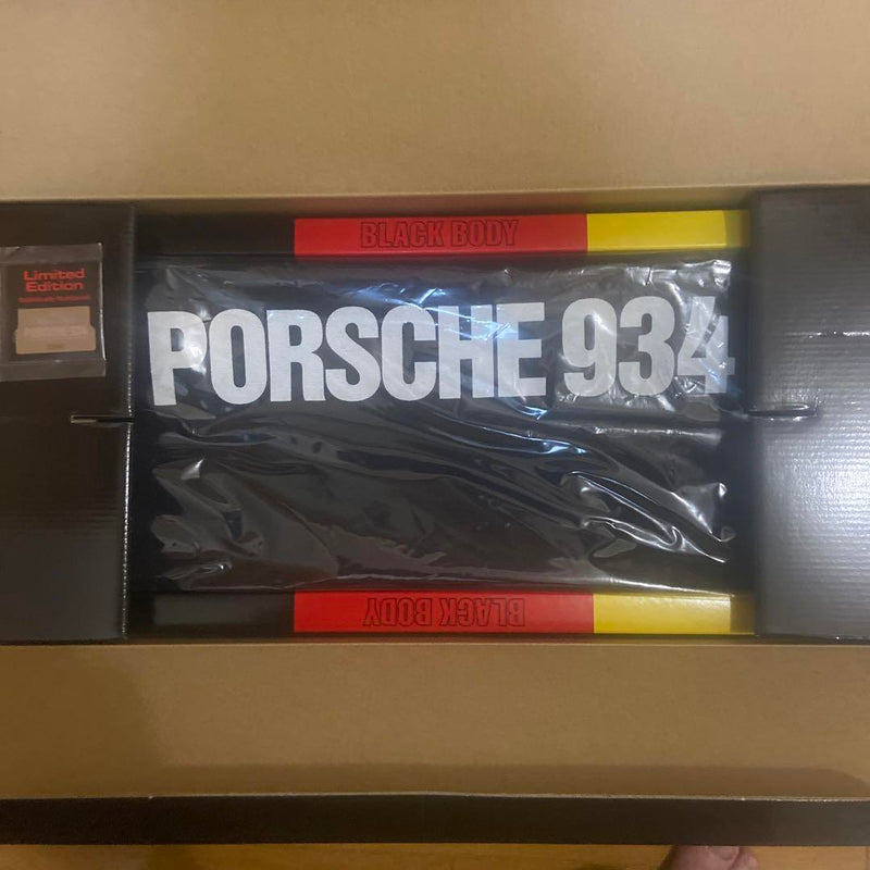 Load image into Gallery viewer, Used Tamiya 1/12 Black Porsche 934 GT-01 Chassis Limited Unassembled Kit