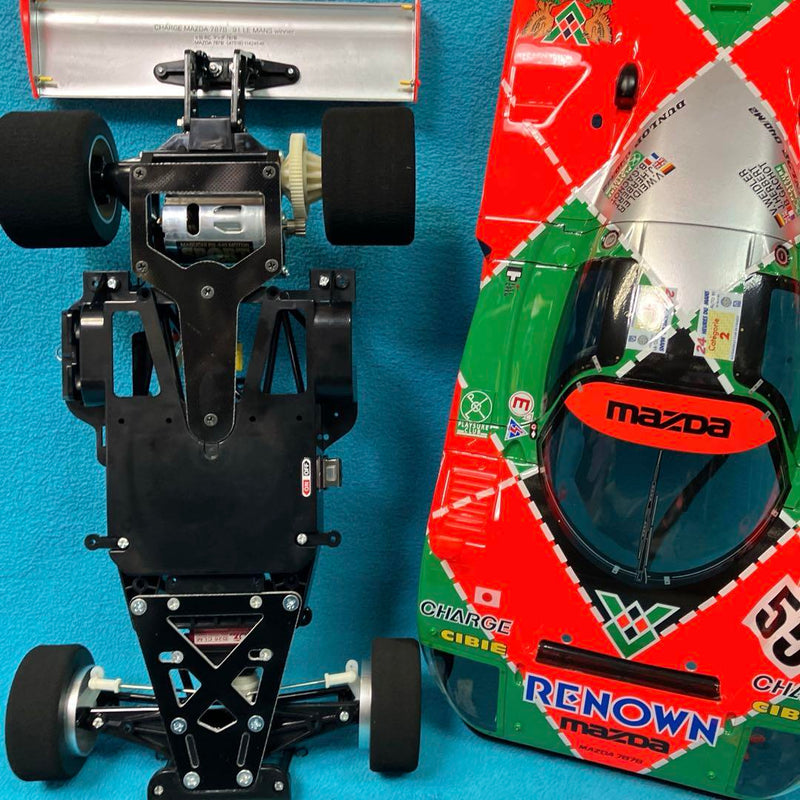 Load image into Gallery viewer, Used Tamiya 1/10 Mazda 787B Le Mans 1991 Custom Assembled Car Unused