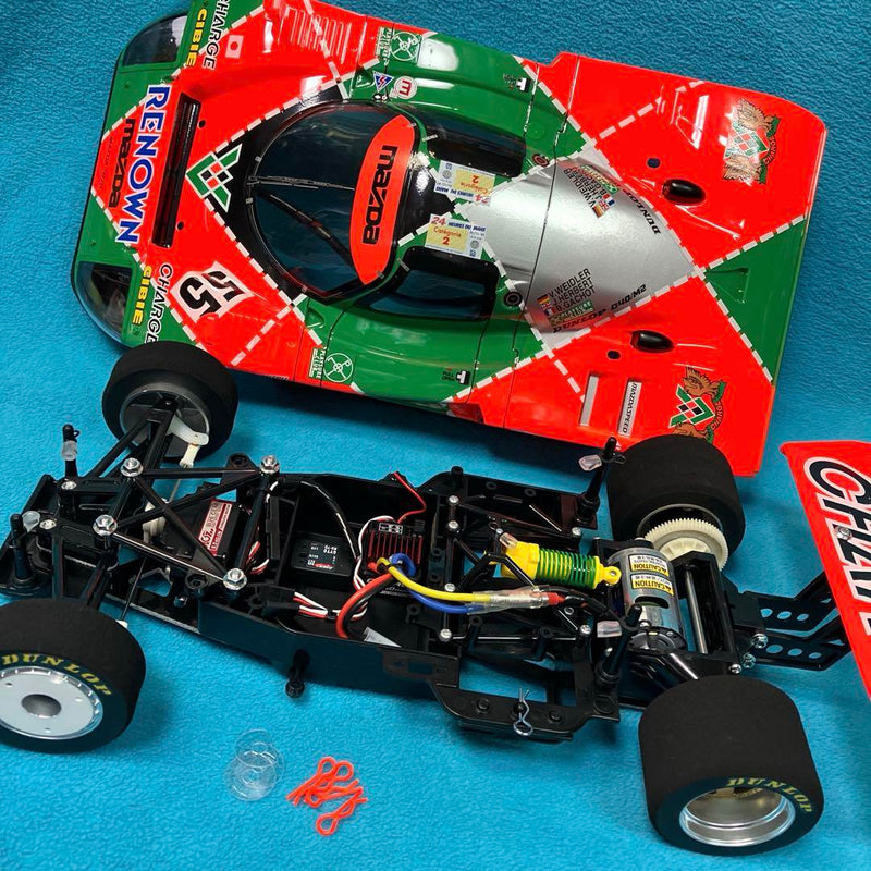 Load image into Gallery viewer, Used Tamiya 1/10 Mazda 787B Le Mans 1991 Custom Assembled Car Unused