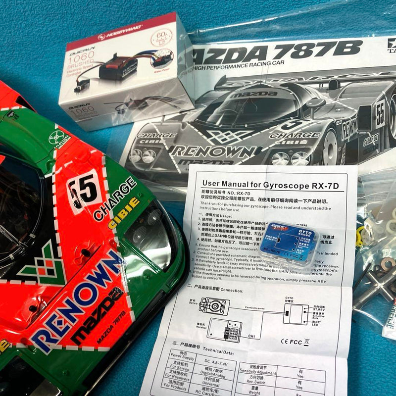 Load image into Gallery viewer, Used Tamiya 1/10 Mazda 787B Le Mans 1991 Custom Assembled Car Unused