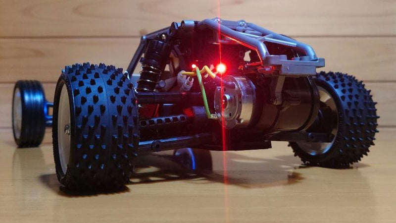 Load image into Gallery viewer, Used Tamiya Fighter NXGEN DT-04 Assembled Full Set with Sanwa MX-6 and LEDs Unused