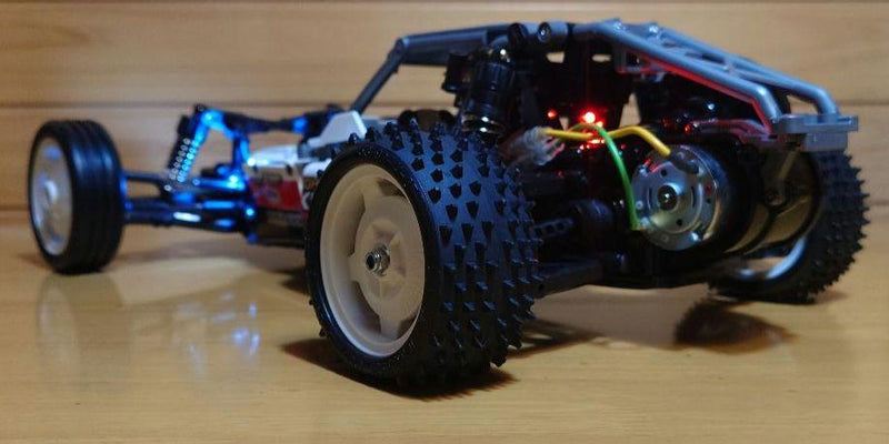 Load image into Gallery viewer, Used Tamiya Fighter NXGEN DT-04 Assembled Full Set with Sanwa MX-6 and LEDs Unused