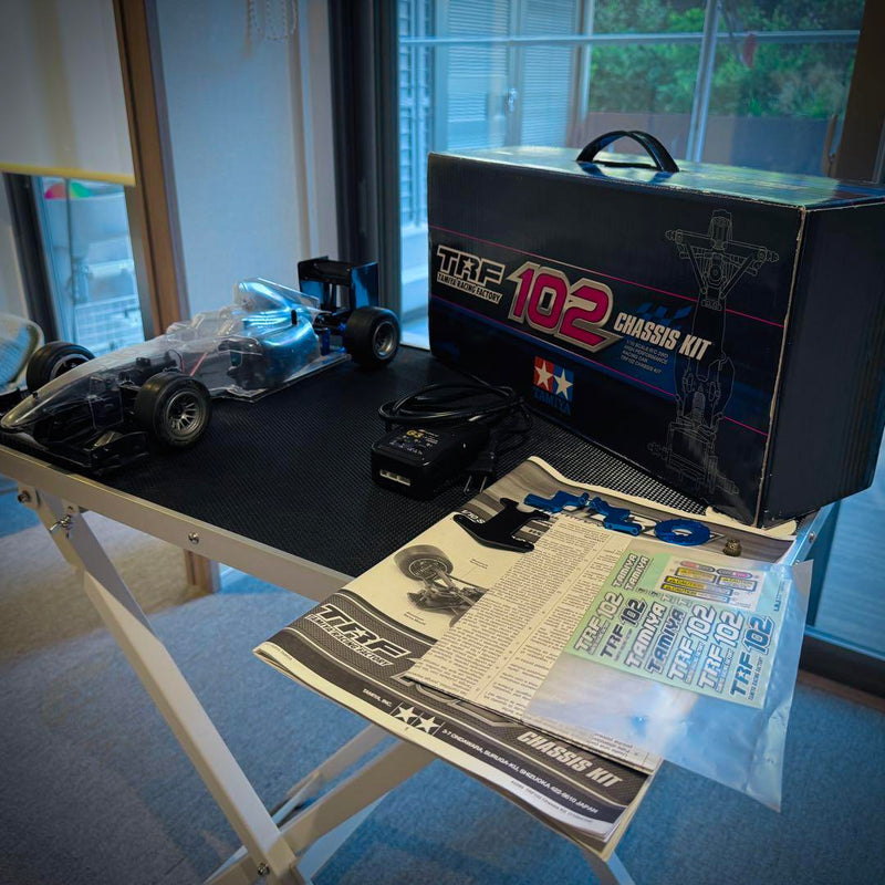 Chargez l'image dans la visionneuse de la galerie, Used Tamiya TRF102 Chassis Kit Assembled Unused