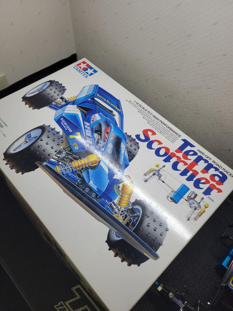 Load image into Gallery viewer, Used Tamiya The Scorcher 2020 Full Option Used with GT-Tuned Motor