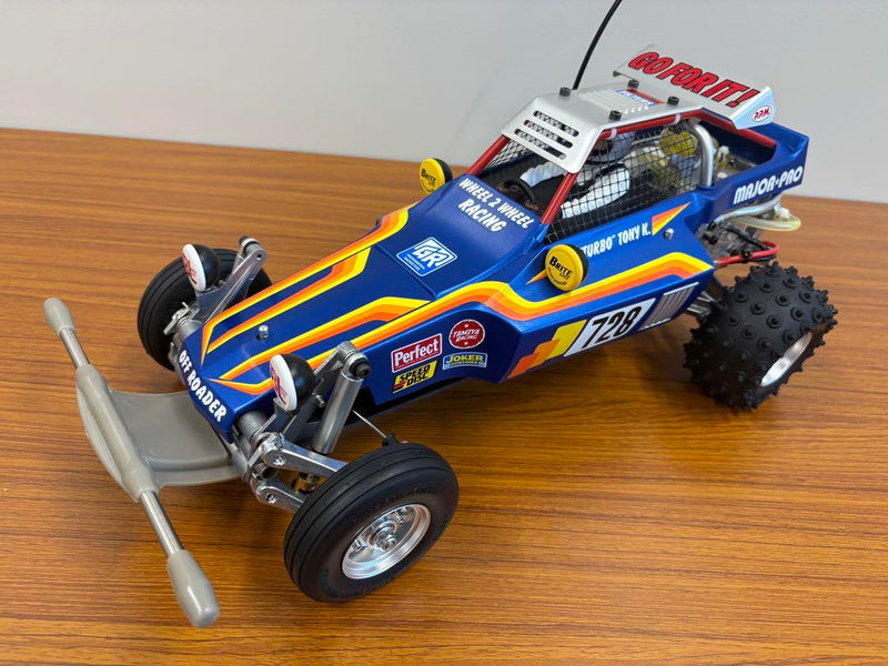 Load image into Gallery viewer, Used Tamiya Fighting Buggy 2004 Full Set Assembled Unused with Optional Parts