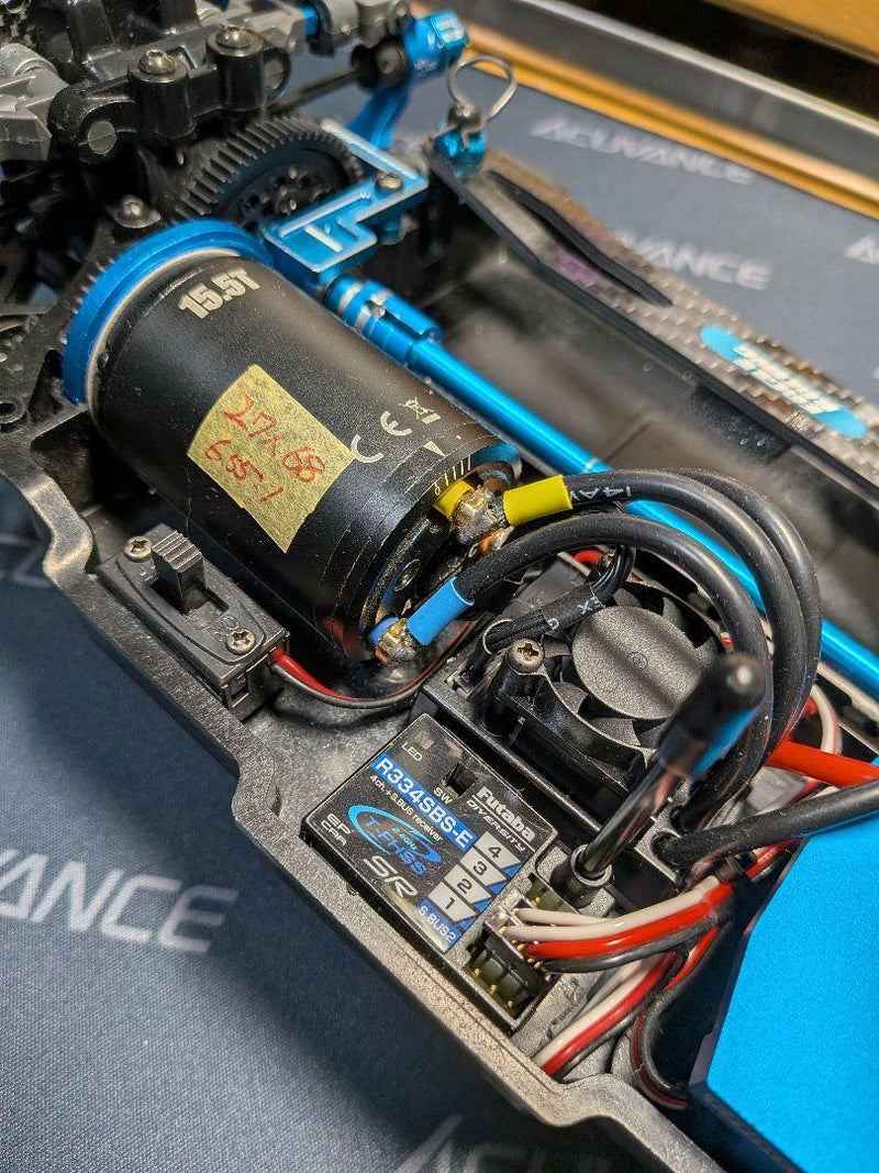 Chargez l'image dans la visionneuse de la galerie, Used Tamiya TT-02 RC Car with Many Option Parts and Futaba Electronics