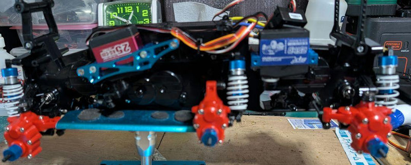 Load image into Gallery viewer, Used Tamiya G6-01 Dynahead 6WD 4WS Custom Assembled with CR-Tuned Motor